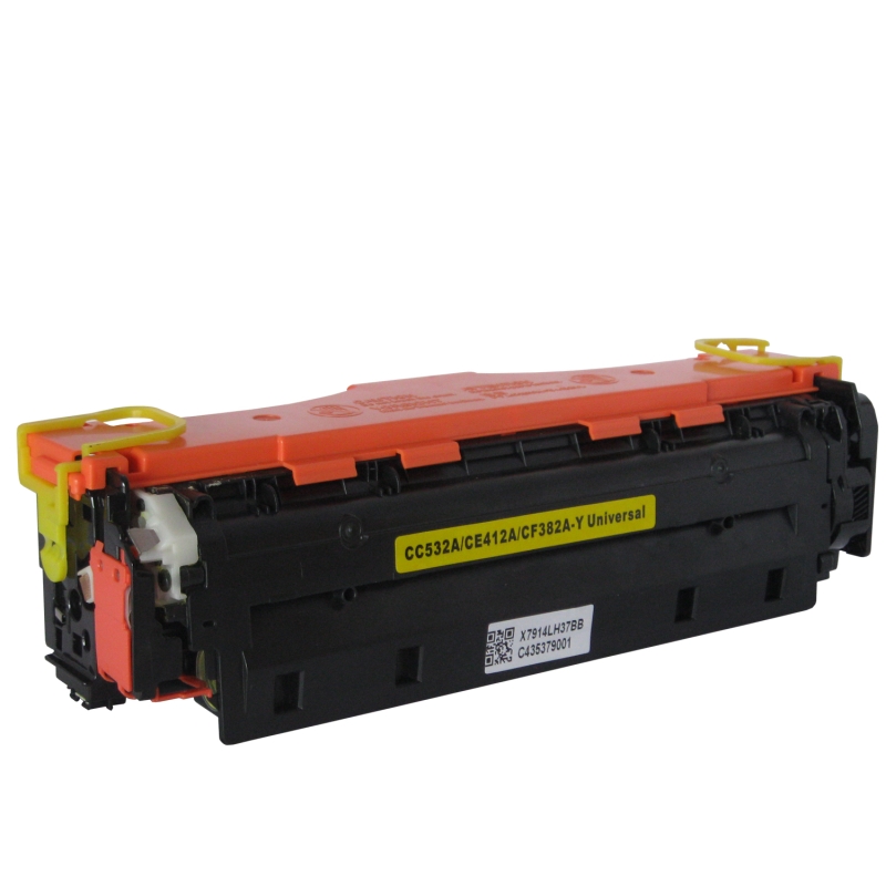 Cartus toner  compatibil cu HP CC532A, CE412A, CF382A